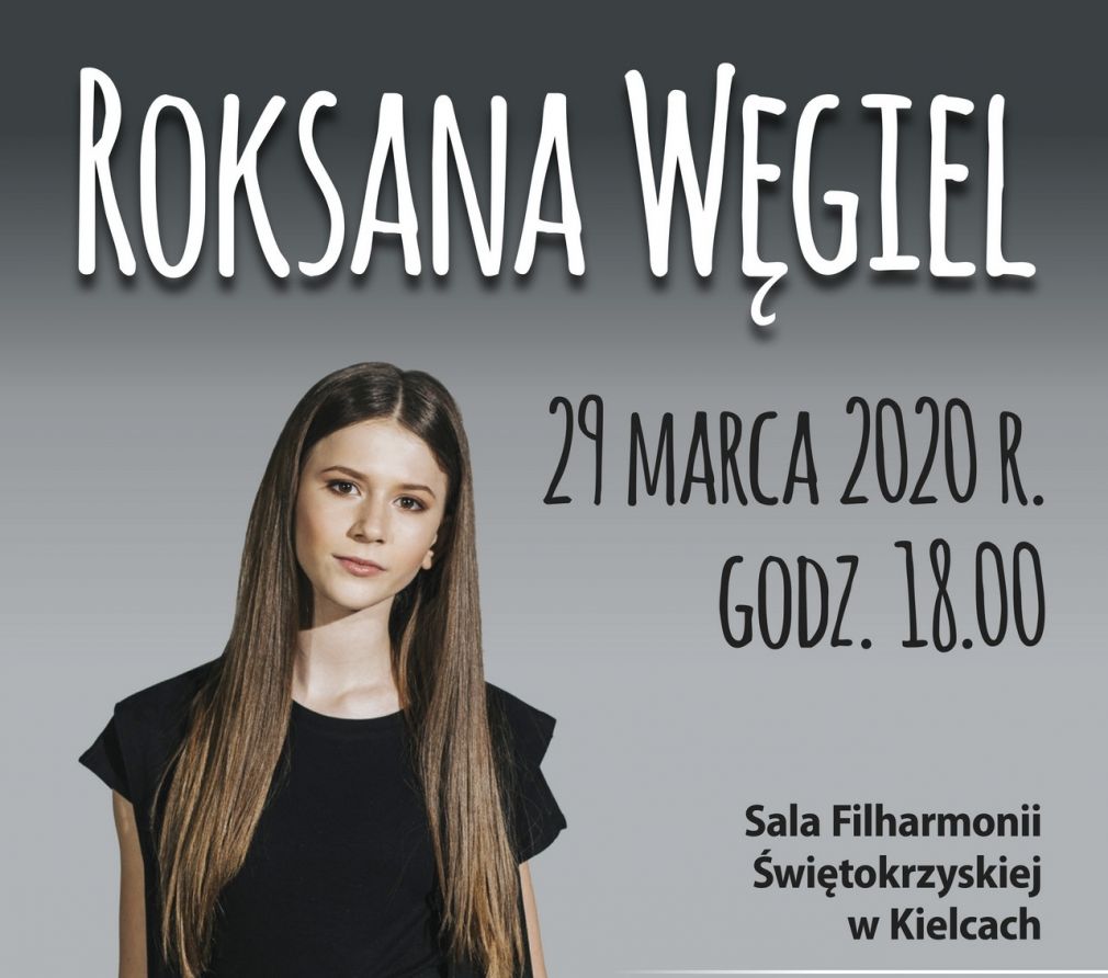 Zapraszamy na koncert Roksany Węgiel w Kielcach